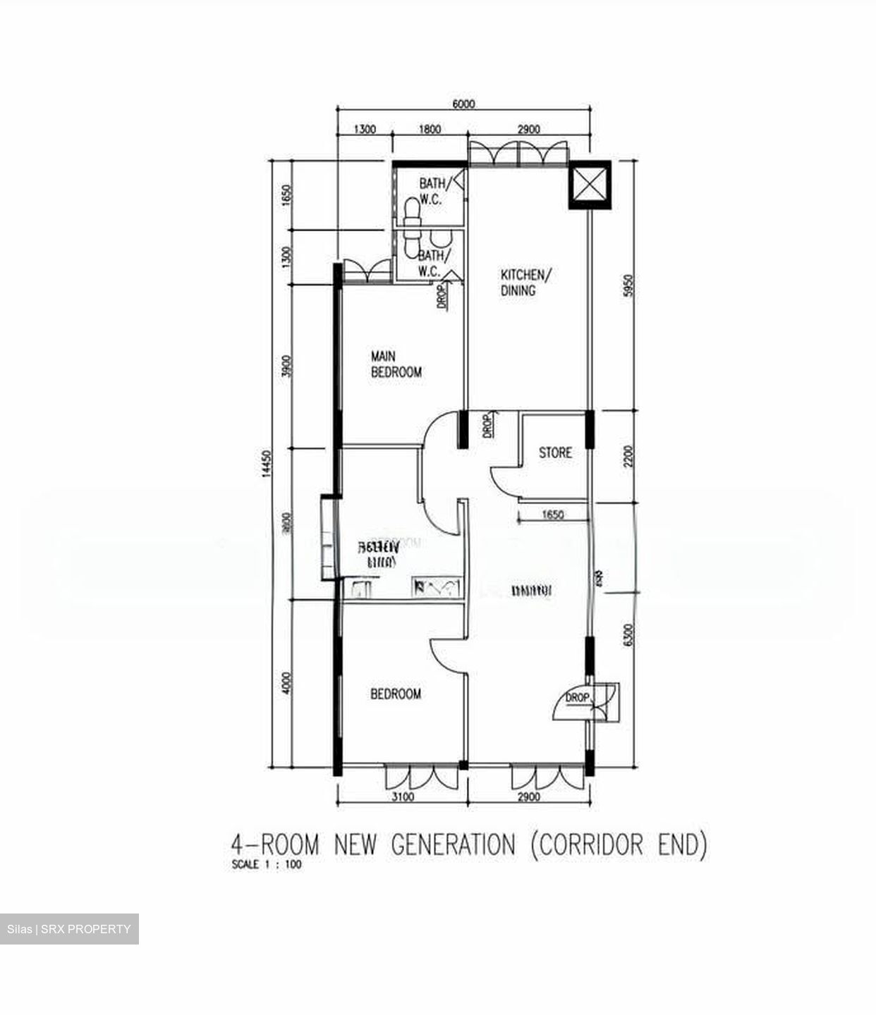 Blk 61 BLANGAH GARDEN (Bukit Merah), HDB 4 Rooms #575921041
